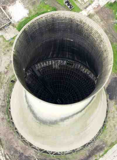 A Cooling Tower from the air